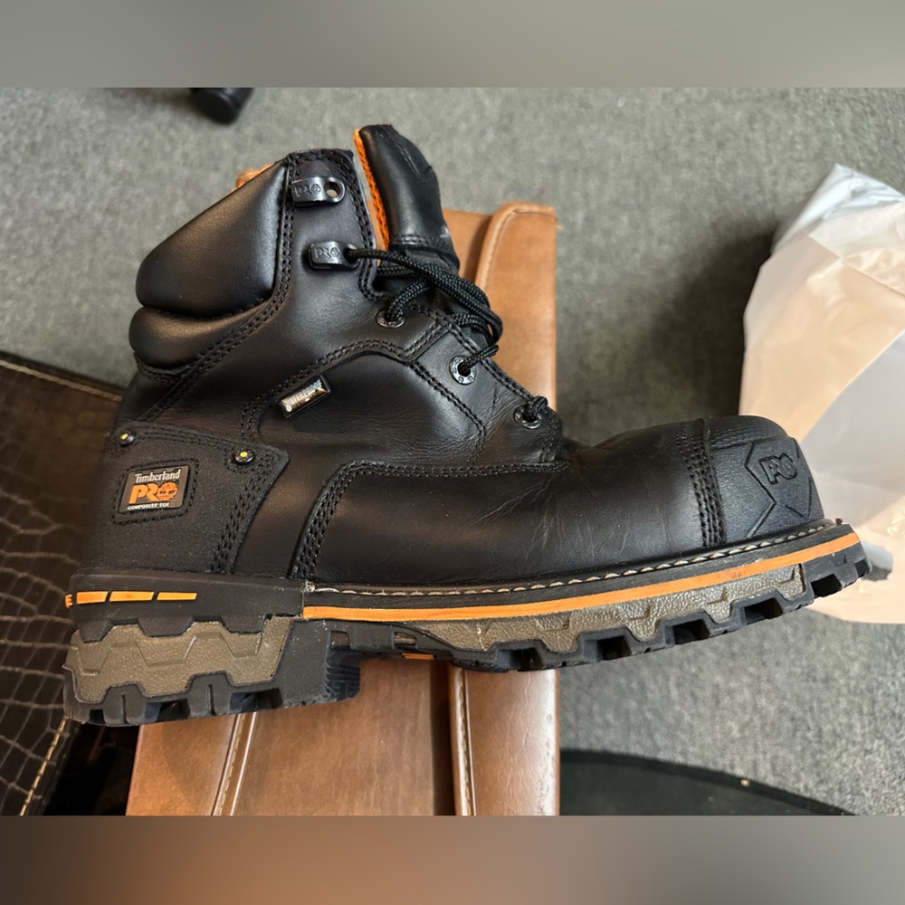Men's Timberland PRO BOONDOCK 6" Composite Toe Waterproof Work Boot Size 8